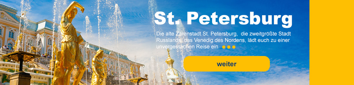 St. Petersburg „DAS VENEDIG DES NORDENS“